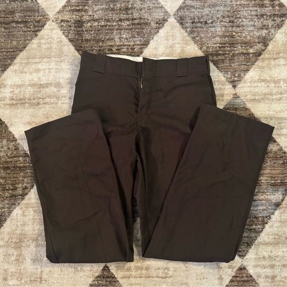 Dickies 874 Original Fit Work Pants Black 28x30 Classic Straight Leg Workwear - Picture 4 of 5